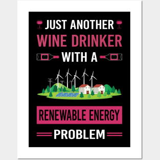 Wine Drinker Renewable Energy Posters and Art